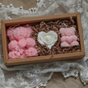 Teddy Love Gift Set Candles